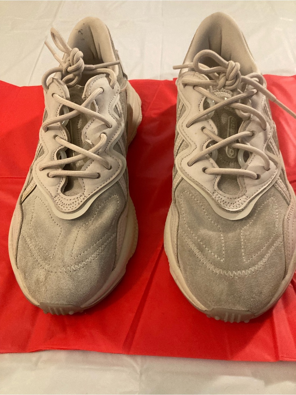 adidas Men's Suede Chunky Sneakers - Light Taupe